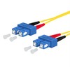 METZ CONNECT OpDAT jungties kabelis, SC-D/SC-D OS2, 0,5 m