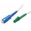 METZ CONNECT OpDAT jungties kabelis, SC-S/LC-S APC OS2, 10 m