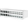 Metz METZ CONNECT AP Keystone korpusas 24 prievadų grynai baltas RAL9010