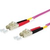 Metz METZ CONNECT OpDAT Patchcable LC-D/LC-D OM4, 2 m
