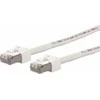 Metz METZ CONNECT patchkabel Cat.6 (Klasse E) S/FTP, Ultraflex500 VoIP, AWG 26, LSOH, wit, 2 m