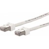 Metz METZ CONNECT patchkabel Cat.6 (Klasse E) S/FTP, Ultraflex500 VoIP, AWG 26, LSOH, wit, 15 m