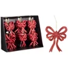 Mica Decorations Christmas Tree toy Bow. red. plastikas