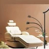 Michaelmarinelli LED kosmetinė lempa be šešėlių, stovinti, mėnulio formos, su ratukais, 45 W, Marinelli Gx520r / rožinė