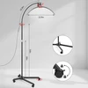 Michael Marinelli kosmetinis veidrodis LED kosmetinė besėmė lemputė Moon skirta makiažui, nagams, blakstienoms 45W +Pultas / GX585R-PRO Juoda