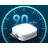 Michaelmarinelli LED lempa + magnetinis veidrodėlis telefonui „MagSafe“ nuotraukoms, asmenukėms, vaizdo tinklaraščiui C140 / juoda