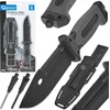 Michelin Taktinis peilis 275/135mm su dėklu Juodas SURVIVAL SERIES (6/24)