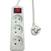 MicroConnect 3 padėčių maitinimo laido įjungimo/išjungimo jungiklis, prancūziškas E tipo, 1,5 m