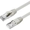 MicroConnect CAT6A S/FTP 0,5 m pilkas LSZH ekranuotas tinklo kabelis, LSZH,
