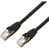 MicroConnect CAT6A S / FTP 10m Juodas LSZH