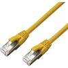 MicroConnect CAT6A S/FTP 15m Geltona LSZH
