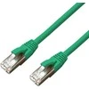 MicroConnect CAT6A S/FTP 7.5m Žalias LSZH