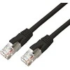 MicroConnect CAT6A UTP 2m Juodas LSZH