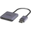 Adapteris AV MicroConnect DisplayPort į 2x HDMI (moteriška)