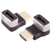 Adapteris AV MicroConnect HDMI 8k 90� angeled up F-M 8K