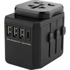 „MicroConnect Microconnect MC-TRAVELADAPTER3“ elektros maitinimo kištukas Juodas