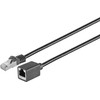 „MicroConnect Microconnect STP602SEXT“ kabelis, jungiamasis, Juodas, 2 m, Cat6 F/UTP (FTP)
