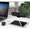 MicroConnect daugiavietis stalinis maitinimo adapteris su USB-A/C prievadais, 67 W, 3 lizdai