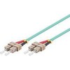 „MicroConnect“ lengvasis transporto priemonės patchcord SC / UPC-SC / UPC, 50 / 125 OM3, 1 m (FIB222001)