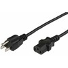 Kabelis zasilający MicroConnect Microconnect PE110401 kabelis zasilające Juodas 1 m C13 panel Wtyczka zasilająca typu B
