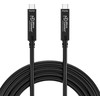 Kabelis USB MicroConnect USB-C - USB-C 7.5 m Juodas (Premium Optic Fiber USB-C 3.2)