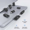 Adapteris USB MicroConnect USB-C - USB-C Juodas (Premium USB4 3x2 USB-C)