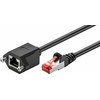 „MicroConnect“ tinklo kabelis CAT6 F/UTP 0,5 m Juodas (STP6005SEXT)