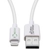 USB laidas MicroConnect USB-A - Lightning 2 m Baltas (ECO-LIGHTNING2)