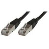 MicroConnect RJ-45 / RJ-45 cat.6 5m Juoda (SSTP605S)