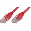 MicroConnect RJ-45/RJ-45, kat.5e, U/UTP, raudona, 20m (UTP520R)