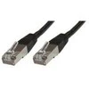 MicroConnect RJ-45 / RJ-45 cat.6 10m Juoda (SSTP610S)