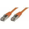 MicroConnect RJ-45 / RJ-45 Cat.6 S / FTP Oranžinis 1m (SSTP601O)