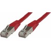 MicroConnect RJ-45 / RJ-45 Cat.6 S / FTP Raudona 0,15 m (SSTP60015R)