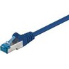 Goobay MicroConnect RJ-45/RJ-45 kat.6a S/FTP Mėlyna 1.5m (SFTP6A015B)