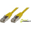 MicroConnect S/FTP CAT6 0.15m Geltona LSZH - SSTP60015Y