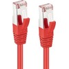 MicroConnect S/FTP CAT6 1.5m Raudona LSZH