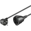 MicroConnect Schuko Extender, M-F, 5m, juoda (PE140500)