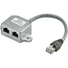 „MicroConnect“ skirstytuvas RJ45 – 2xRJ45 (MPK421)
