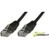 MicroConnect U / UTP CAT5E 0,3M Juodas PVC (UTP5003S)