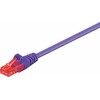 MicroConnect U/UTP CAT6 10M violetinė PVC