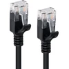 MicroConnect U/UTP CAT6 1.5M Juodas Slim