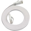 MicroConnect U/UTP CAT6A 2M Baltas Flat