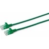MicroConnect U/UTP CAT6A Slim 0,5M žalia