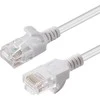 MicroConnect U/UTP CAT6A Slim 10M balta