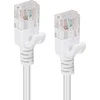 MicroConnect U/UTP CAT6A Slim 10M balta