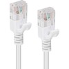 MicroConnect U/UTP CAT6A Slim 1.5M Baltas