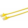 MicroConnect U/UTP CAT6A Slim 2M geltona