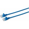 MicroConnect U/UTP CAT6A Slim 3M Mėlyna
