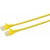 MicroConnect U/UTP CAT6A Slim 7,5M geltona