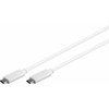 Kabelis USB MicroConnect USB-C - USB-C 3 m Baltas (USB-C Gen2 cable, baltas. 3m)